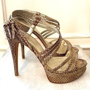 Gold Platform Sandals